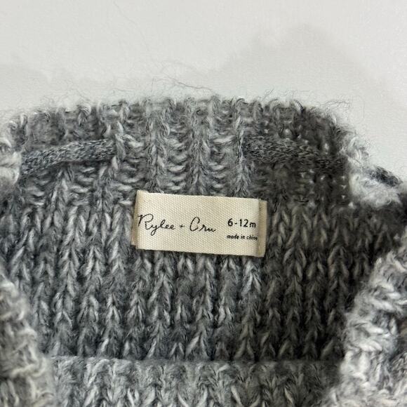 Rylee + Cru Lopped Knit Bloomers Size 6-12 Months Gray - Picture 3 of 6